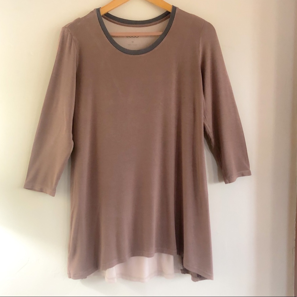 Logo Lori Goldstein long sleeve tunic size medium